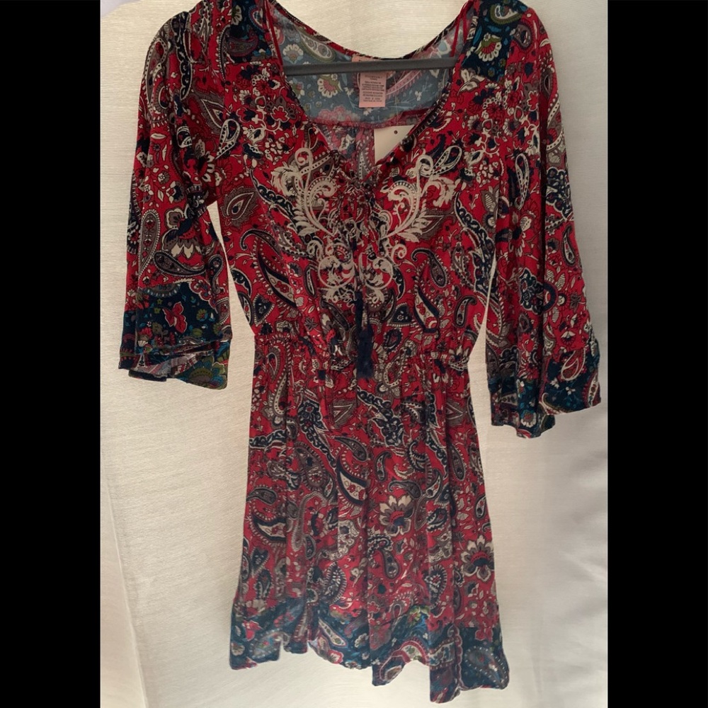 🚨OFFERNOW🚨QUARTER SLEEVE MINI DRESS